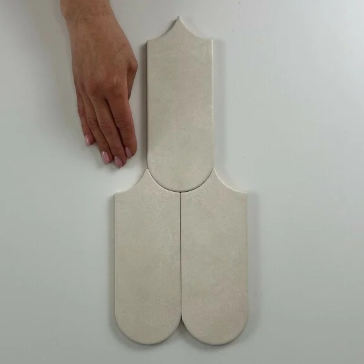 Cifre Ceramica Alure Ivory Visschub Wandtegel 8x21,5 cm
